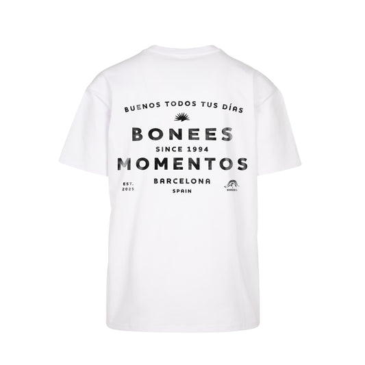 Camiseta Barcelona - Blanca Oversize